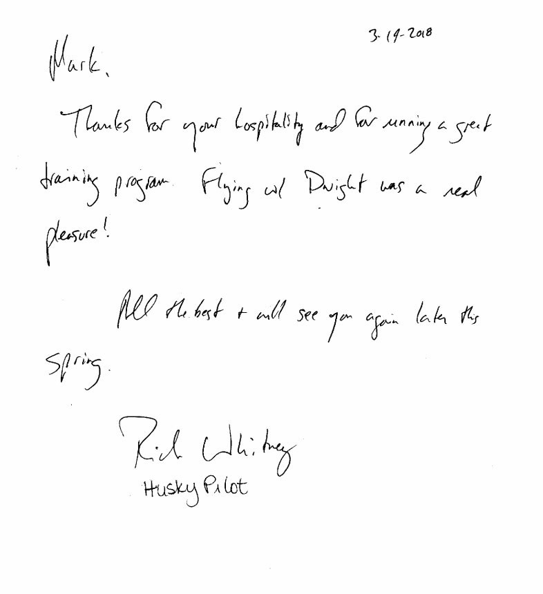 IFR Flight & SIM Center™ - Letter from Rich Whitney
