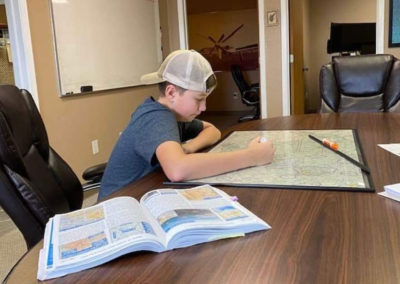 Bruce training in IFR AVIATION YOUTH PROGRAM since age 9. Age 12 now.