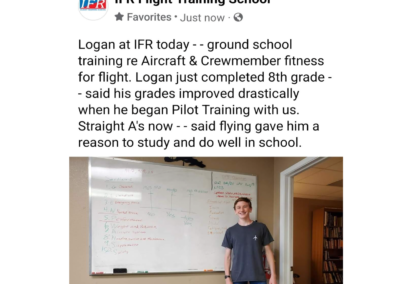Logan at IFR today